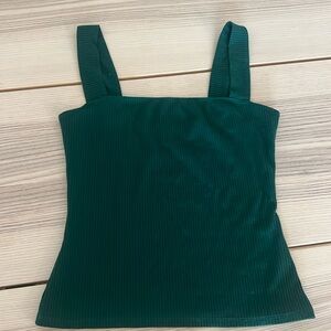 COPY - Reformation Emerald Green Knit Tank Top size xs